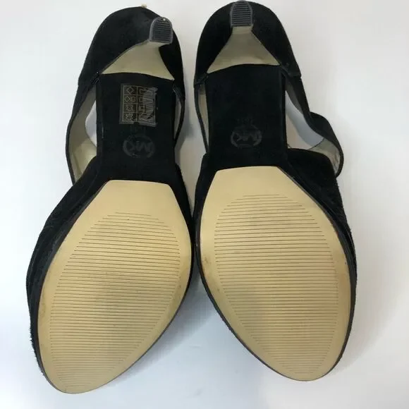 Michael Kors black peep toe platform 5in heels size 10 - Picture 11 of 16